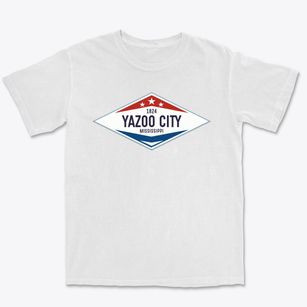 Yazoo City Mississippi Diamond Star Premium Heavyweight T-shirt