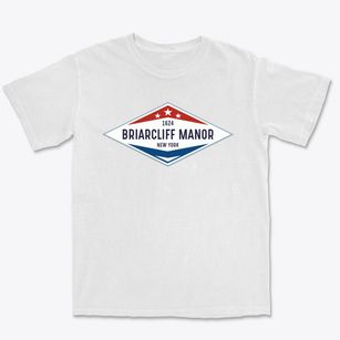 Briarcliff Manor New York Diamond Star Premium Heavyweight T-shirt