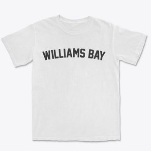 Williams Bay Wisconsin Classic Curve Premium Heavyweight T-shirt