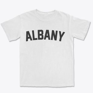 Albany New Hampshire Classic Curve Premium Heavyweight T-shirt