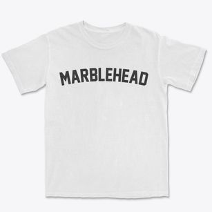 Marblehead Massachusetts Classic Curve Premium Heavyweight T-shirt