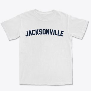 Jacksonville Florida Classic Curve Premium Heavyweight T-shirt