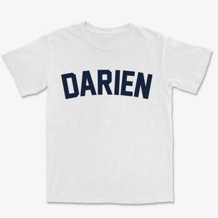 Darien Connecticut Classic Curve Premium Heavyweight T-shirt