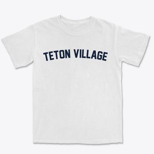 Teton Village Wyoming Classic Curve Premium Heavyweight T-shirt