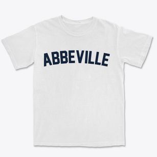 Abbeville Louisiana Classic Curve Premium Heavyweight T-shirt