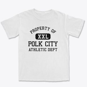 Polk City Iowa Athletic Dept Premium Heavyweight T-shirt