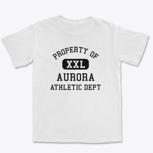 Aurora Kansas Athletic Dept Premium Heavyweight T-shirt