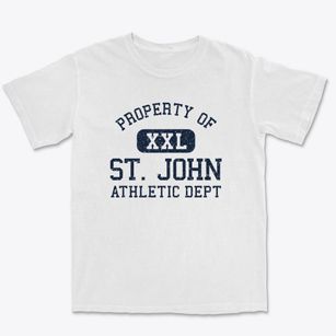 St. John Washington Athletic Dept Premium Heavyweight T-shirt