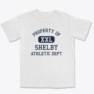 Shelby North Carolina Athletic Dept Premium Heavyweight T-shirt