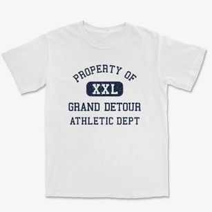 Grand Detour Illinois Athletic Dept Premium Heavyweight T-shirt