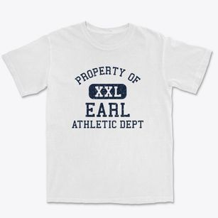 Earl North Carolina Athletic Dept Premium Heavyweight T-shirt