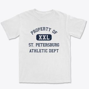 St. Petersburg Florida Athletic Dept Premium Heavyweight T-shirt