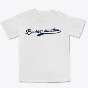 Boulder Junction Wisconsin Vintage Team Premium Heavyweight T-shirt