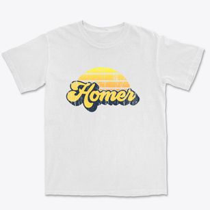 Homer New York Sublime Sunset Premium Heavyweight T-shirt