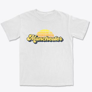 Manchester Connecticut Sublime Sunset Premium Heavyweight T-shirt