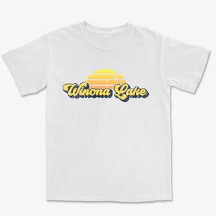 Winona Lake Indiana Sublime Sunset Premium Heavyweight T-shirt