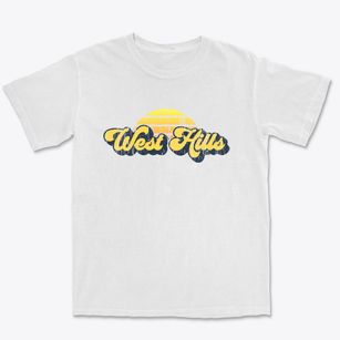 West Hills New York Sublime Sunset Premium Heavyweight T-shirt