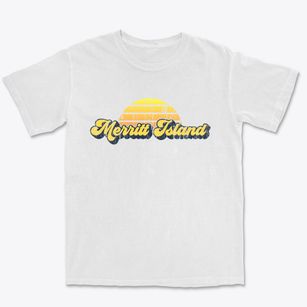 Merritt Island Florida Sublime Sunset Premium Heavyweight T-shirt