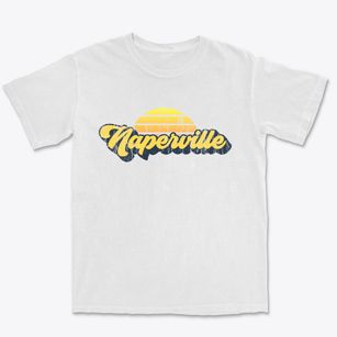 Naperville Illinois Sublime Sunset Premium Heavyweight T-shirt
