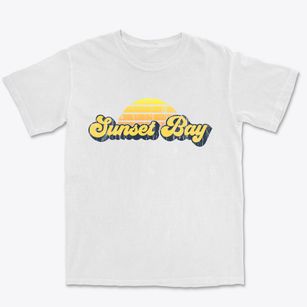Sunset Bay New York Sublime Sunset Premium Heavyweight T-shirt