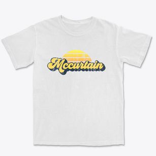 Mccurtain Oklahoma Sublime Sunset Premium Heavyweight T-shirt
