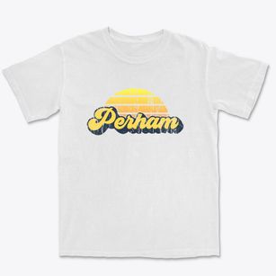 Perham Maine Sublime Sunset Premium Heavyweight T-shirt