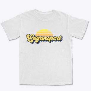 Logansport Indiana Sublime Sunset Premium Heavyweight T-shirt
