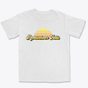 Rensselaer Falls New York Sublime Sunset Premium Heavyweight T-shirt
