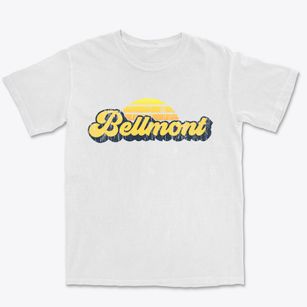 Bellmont Illinois Sublime Sunset Premium Heavyweight T-shirt