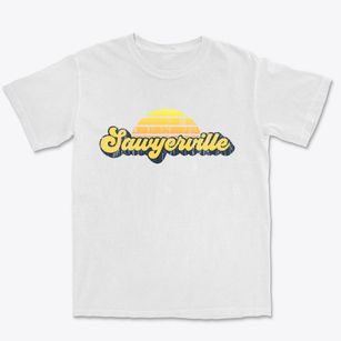 Sawyerville Illinois Sublime Sunset Premium Heavyweight T-shirt