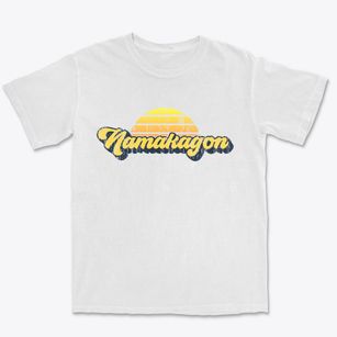 Namakagon Wisconsin Sublime Sunset Premium Heavyweight T-shirt
