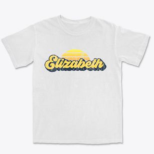 Elizabeth Indiana Sublime Sunset Premium Heavyweight T-shirt