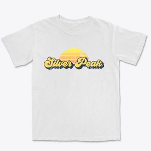 Silver Peak Nevada Sublime Sunset Premium Heavyweight T-shirt