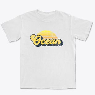 Ocean Maryland Sublime Sunset Premium Heavyweight T-shirt