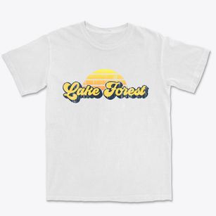 Lake Forest California Sublime Sunset Premium Heavyweight T-shirt