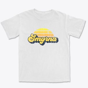 Smyrna Delaware Sublime Sunset Premium Heavyweight T-shirt
