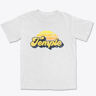 Temple Texas Sublime Sunset Premium Heavyweight T-shirt