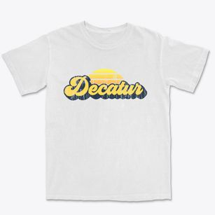 Decatur Illinois Sublime Sunset Premium Heavyweight T-shirt