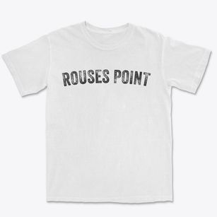 Rouses Point New York Timeless Retro Premium Heavyweight T-shirt