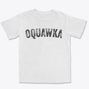 Oquawka Illinois Timeless Retro Premium Heavyweight T-shirt