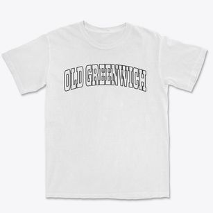 Old Greenwich Connecticut Trendy Block Premium Heavyweight T-shirt