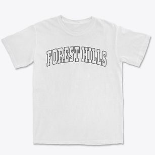 Forest Hills Tennessee Trendy Block Premium Heavyweight T-shirt