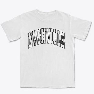Nashville Arkansas Trendy Block Premium Heavyweight T-shirt