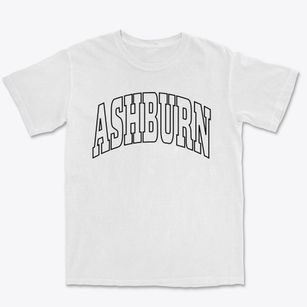 Ashburn Virginia Trendy Block Premium Heavyweight T-shirt