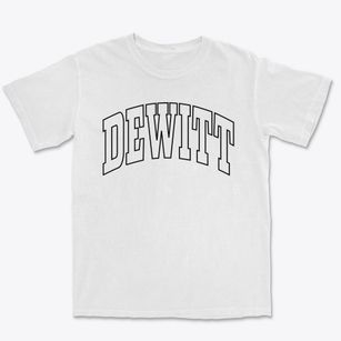 Dewitt Arkansas Trendy Block Premium Heavyweight T-shirt