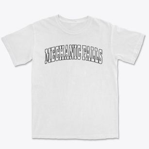 Mechanic Falls Maine Trendy Block Premium Heavyweight T-shirt