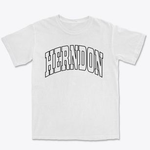 Herndon Virginia Trendy Block Premium Heavyweight T-shirt