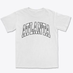 Atlanta Wisconsin Trendy Block Premium Heavyweight T-shirt