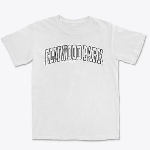 Elmwood Park Wisconsin Trendy Block Premium Heavyweight T-shirt