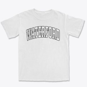 Waterford Connecticut Trendy Block Premium Heavyweight T-shirt